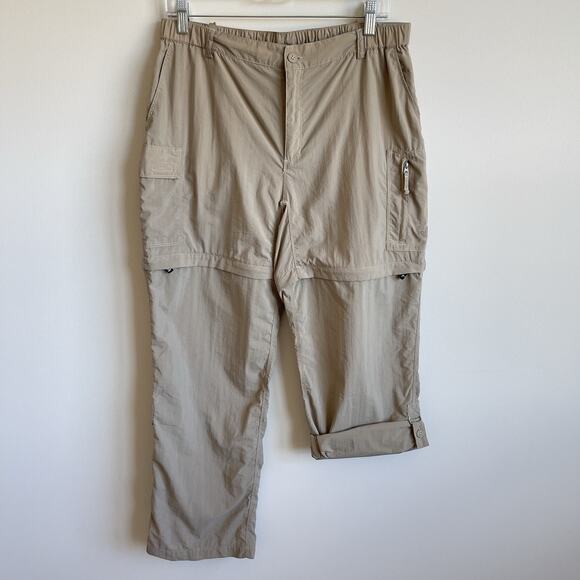 The North Face Convertible Hiking Pants Nylon Zip-Off Women's Sz Large Short - Picture 1 of 14